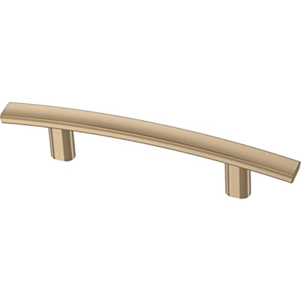 10 Pack 6" Cabinet Handles Champagne Bronze 3-3/4” Hole Subtle Arch NEW